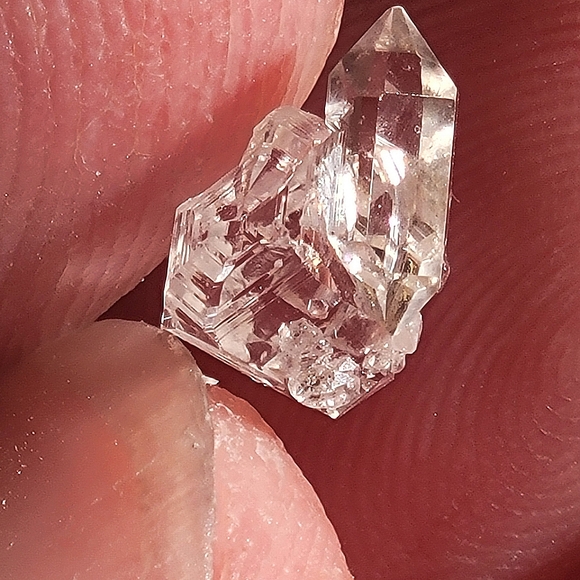 1.90ctw Herkimer Diamond Crystal Cluster Natural Mini Specimen AAAA QUALITY - Picture 4 of 8